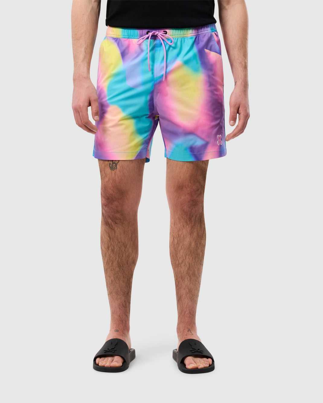 Slip de Bain Psycho Bunny Tyler Print Swim Trunk Violette Homme | VPJ-43887382